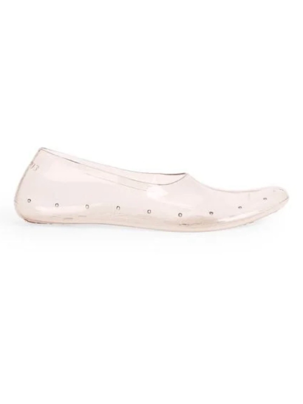 SKIMS Clear Ballet Flats in Nude-Tone Transparent - Picture 5 of 12